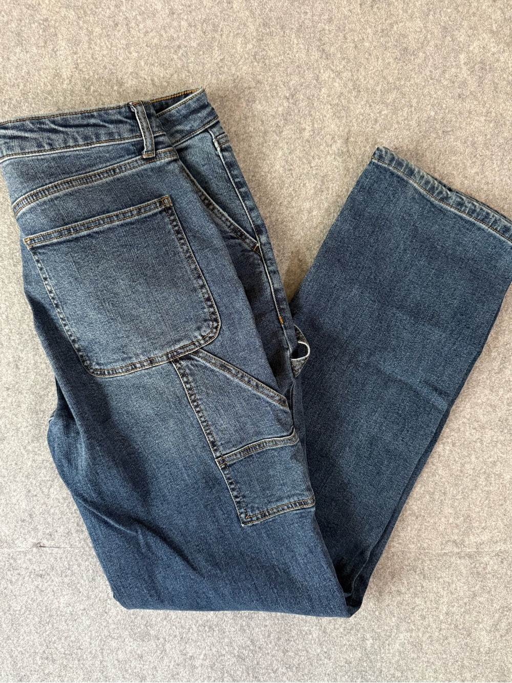 STS Blue Allison Ultra High Rise Baggy Carpenter Jeans